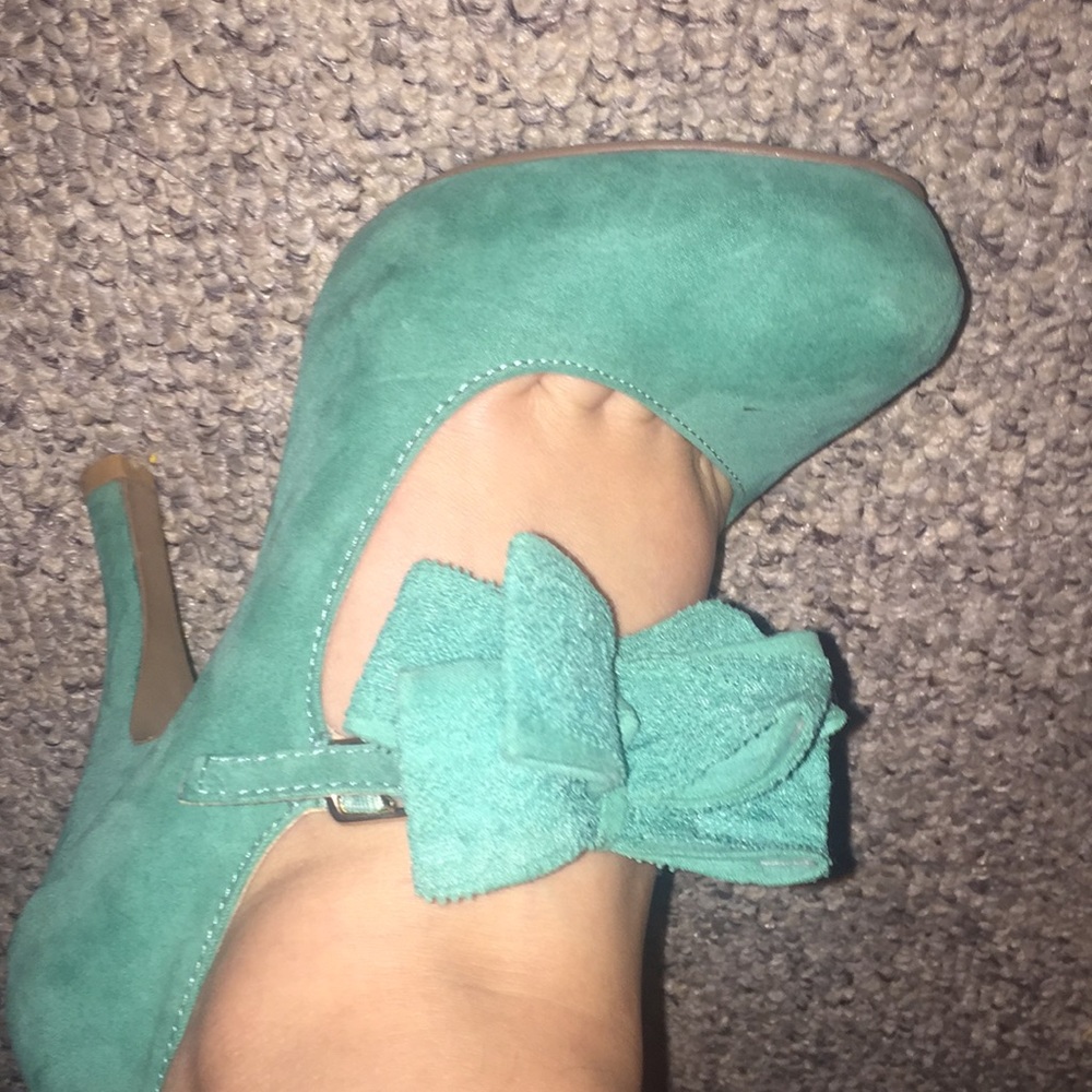 Mint Green Heels